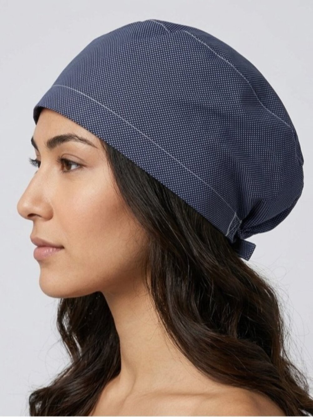 Handmade Boho Minimalist Dot Patterned Hair Bonnet - One Size